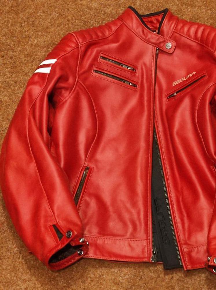 Blouson moto en cuir rénové près de Lille