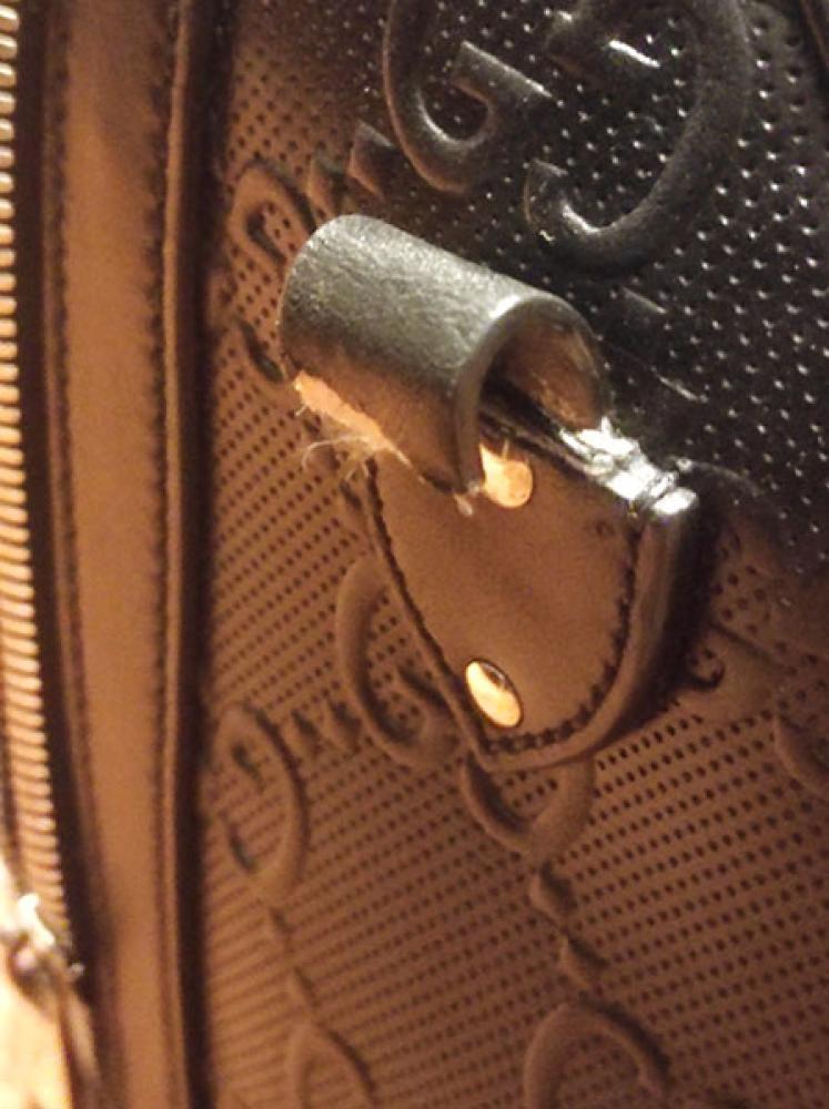Réparation attache sangle sac Gucci avant