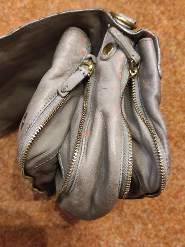 Rénovation sac femme Jérôme Dreyfuss avant